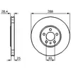Image de BOSCH - Disque de frein 0 986 478 619 (Vendu à l'unité) - Réf. 0986478619