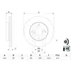 Image de Disque De Frein Bosch 0 986 479 G92 Pour Celerio, Ignis Iii -