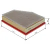 Image de Cartouche De Filtre À Air, Moteur - F026400713 - Bosch
