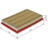 Image de Cartouche De Filtre À Air, Moteur - F026400722 - Bosch