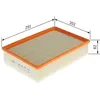 Image de Cartouche De Filtre À Air, Moteur - F026400758 - Bosch