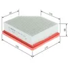 Image de Cartouche De Filtre À Air, Moteur - F026400767 - Bosch