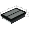 Image de Cartouche De Filtre À Air, Moteur - F026400766 - Bosch