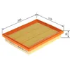 Image de Cartouche De Filtre À Air, Moteur - F026400842 - Bosch