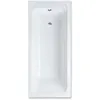 Image de Villeroy & Boch   Baignoire Rectangulaire Acrylique 1500 X 700 X 485 Mm   Antidérapante   Pour Salle De Bain Moderne   Fixation Au Sol