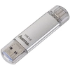 Image de Hama C-Laeta lecteur USB flash 16 Go USB Type-A / USB Type-C 3.2 Gen 1 (3.1 Gen 1) Argent - Neuf