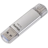 Image de Hama C-Laeta lecteur USB flash 32 Go USB Type-A / USB Type-C 3.2 Gen 1 (3.1 Gen 1) Argent - Neuf