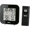 Image de HAMA Wetterstation DCF-Funkuhr Display 1Außensensor schwarz EWS-200 186310