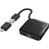 Image de HAMA Hub USB/USB-C 1:4 1,5 Gbit/s
