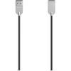 Image de Hama Ultra-Slim câble HDMI 1 m HDMI Type A (Standard) Noir, Argent - Neuf