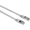 Image de Hama 00200920 Câble réseau RJ45, câble patch CAT 5e F/UTP 20 m Gris Gaine PVC, paires torsadées 1 pc