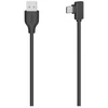 Image de Câble USB-C, mâle USB-C - mâle USB-A, 90°, USB 2.0, 480 Mbit/s, 0,75m - Neuf