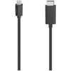 Image de Hama 00200717 câble vidéo et adaptateur 1,5 m USB Type-C DisplayPort Noir - Neuf