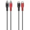Image de Audio Cable, 2 RCA plugs - 2 RCA sockets, 5.0 m