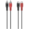 Image de Hama 00305035 câble audio 5 m 2 x RCA Noir - Neuf