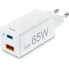 Image de Hama GaN chargeur rapide 65W USB-C+A blanc Power Delivery
