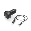 Image de Kit de charge allume cigare USB-C, 25 Watt, noir