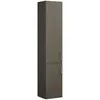 Image de Armoire Haute Burg Eqio En Mélaminé Gris Brillant 1760 X 350 X 320 Mm Grp95