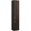Image de Armoire Haute Burg Eqio En Mélaminé 1760 X 350 X 320 Mm Marone D.trüffel Grp95