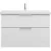 Image de Eqio Lavabo En Céramique Avec Meuble Sous-lavabo, Largeur - Burgbad