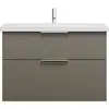Image de Burgbad Eqio Lavabo En Céramique Avec Meuble Sous-lavabo, Largeur