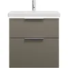 Image de Eqio Lavabo En Céramique Avec Meuble Sous-lavabo Et - Burgbad