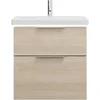 Image de Eqio Lavabo En Céramique Avec Meuble Sous-lavabo Et - Burgbad