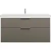 Image de Eqio Lavabo En Céramique Avec Meuble Sous-lavabo Et - Burgbad