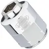 Image de Vigor Douille À Cliquet Extra Plate V7202-10 Carré Creux 12,5 Mm (1/2 Pouce) Profil Hexagonal Extérieur 10