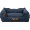 Image de Trixie BE NORDIC lit FÖHR avec bord, bleu foncé Taille : 80 x 60 cm
