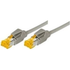 Image de Câble patch S/FTP, PiMF, Cat 6a, gris, 20,0 m Pour 10 Gigabit/s, sans halogène, avec câble Draka et connecteurs Hiroso TM31 (ancienne désignation S/STP) (72220)