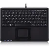 Image de Clavier, Perixx PERIBOARD-510 H PLUS, USB, Super Mini Touchpad Keyboard, avec 2x Hub USB, disposition du clavier FR