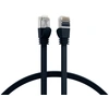 Image de EFB RJ45 Flachpatchkabel U/FTP, Cat.6A, PVC, 1m, schwarz