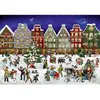 Image de Calendrier de l'Avent sous forme de puzzle   Une soirée d'hiver en ville
