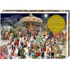 Image de Calendrier de l'Avent sous forme de puzzle - Marché de Noël nostalgique