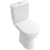 Image de Villeroy & Boch   Cuvette Wc Broyeur O.novo À Double Bloc   Céramique Sanitaire Résistante   Chasse D’eau 1,5l   Design Hygiénique Sans Réservoir