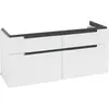 Image de Villeroy & Boch Subway 2.0 meuble sous lavabo, 4 tiroirs, lavabo au centre, 1287x590x449mm, A91710DH