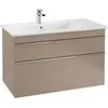 Image de Villeroy & Boch Venticello lavabo armoire, bassin à gauche, 1 trou pour robinet, avec trop-plein, 1000x500mm, 4134L101