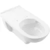 Image de Villeroy & Boch   Cuvette Suspendue Pmr Sans Bride En Céramique Sanitaire   Directflush Pour Nettoyage Facile   Largeur 360 Mm, Longueur 700 Mm