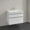 Image de Villeroy & Boch Meuble sous-lavabo VENTICELLO 753 x 590 x 502 mm Poignée chromée Glossy White