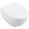 Image de Villeroy & Boch Subway 2.0 WC à fond creux, ovale, sortie horizontale, DirectFlush, 370x560x365mm, 5614R0T2