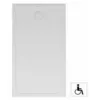 Image de Villeroy&boch - Receveur Lifetime Plus Extra Plat - Rectangulaire - Dimensions : 100 X 80 Cm - Blanc