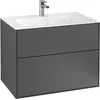 Image de Villeroy & Boch Finion meuble sous lavabo, 2 tiroirs, avec éclairage, 796x591x498mm, G01000HB