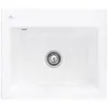 Image de Villeroy&boch - Evier 60 X 51cm Sans Egouttoir Villeroy Et Boch Subway 60 S Stone White Ceramicplus Vidage Manuel