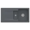 Image de Villeroy&boch - Evier 1 Bac 1/2 Villeroy Et Boch Siluet 60 R Graphite Ceramicplus Avec Vidage Manuel