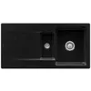 Image de Villeroy&boch - Evier 1 Bac 1/2 Villeroy Et Boch Siluet 60 R Chromite Ceramicplus Avec Vidage Manuel