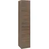 Image de Villeroy & Boch Avento Armoire haute, 2 portes, charnières à gauche, 350x1760x404mm, poignée chrome brillant, A89400VH