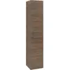 Image de Villeroy & Boch Avento Armoire haute, 2 portes, charnières à droite, 350x1760x404mm, poignée chrome brillant, A89401VH
