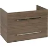 Image de Villeroy & Boch Avento meuble sous lavabo, 2 tiroirs, 780x514x484mm, poignée chrome brillant, A89100VH