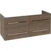 Image de Villeroy & Boch Avento Meuble sous lavabo, 4 tiroirs, 1180x514x484mm, poignée chrome brillant, A89300VH